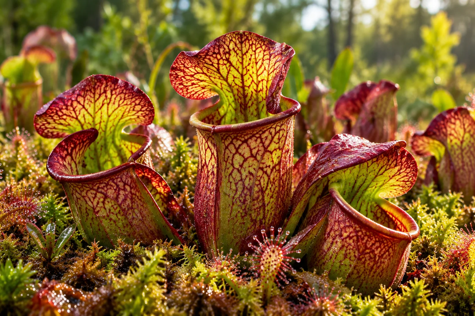 Cuidados de Sarracenia purpurea: guía completa