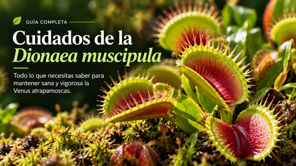 Cuidados de la Dionaea muscipula: guía completa
