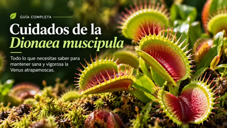Cuidados de la Dionaea muscipula: guía completa